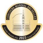 Grande Médaille d'or au Concours Mondial de Bruxelles 2023